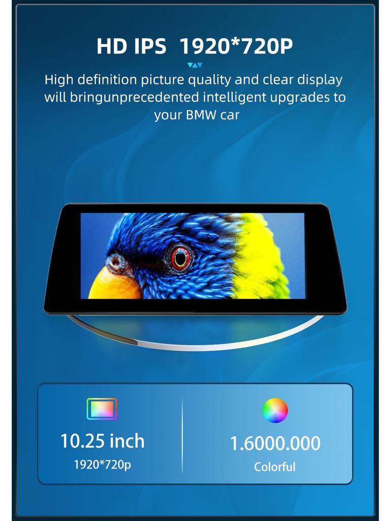 10.25" GPS Navigation for BMW 6 Series F06/F12/F13 Central Control Display