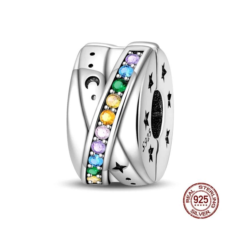 Copper Starlight Secret Realm Safety Buckle Charm Bead Fit Original 3Mm Bracelet Women Diy Charms Fine Jewelry Gift