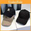 Baseball Cap With Embroidered R Letter For Outdoor Sun Protection Casual Wear