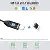Lavalier microphone with USB-C port, condenser microphone compatible with iPhone 16/15 & Android Type-C, also compatible with PCs and laptops via USB-