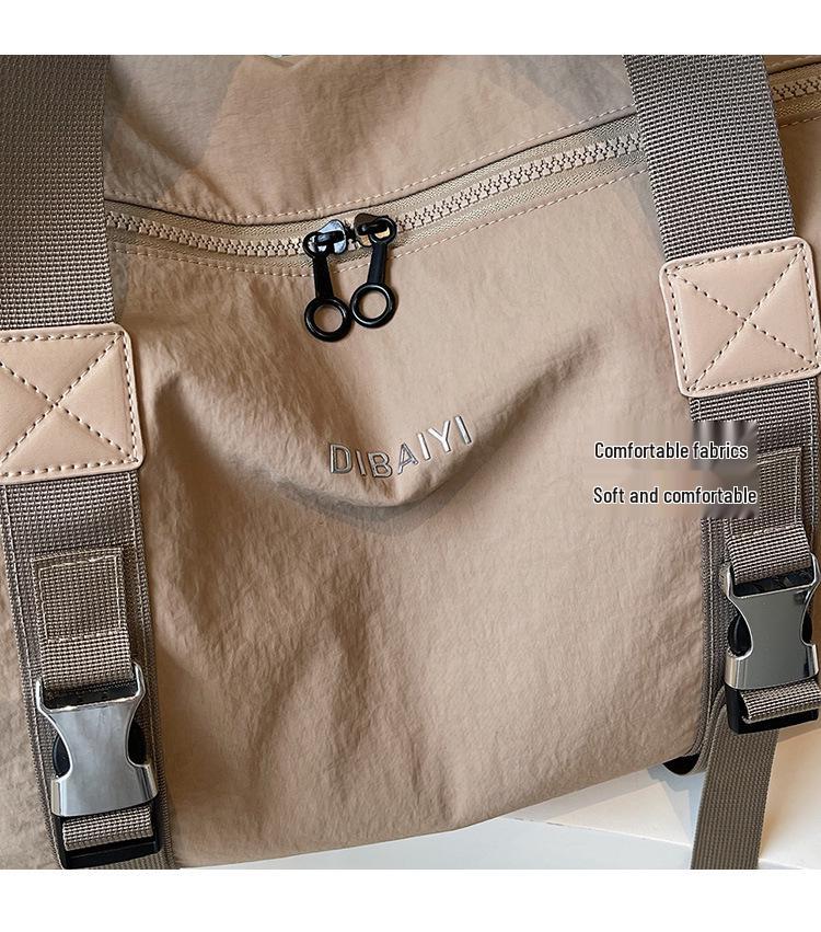 Cross-border Handheld Travel Bag with Wet/Dry Separation, Shoe Compartment, & Fitness/Sports Use.