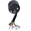 HANSWD LCD Digital Speedometer Tachometer Mileage 4 Stroke 1/2/4 Cylinder Motorcycle with MPH/KMH124MPH/199kg Time 12000rpm