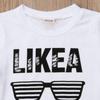 Toddler Baby Boys Hip Hop Tops T-shirt Camo Pants Outfits Set Clothes 0-3Yrs
