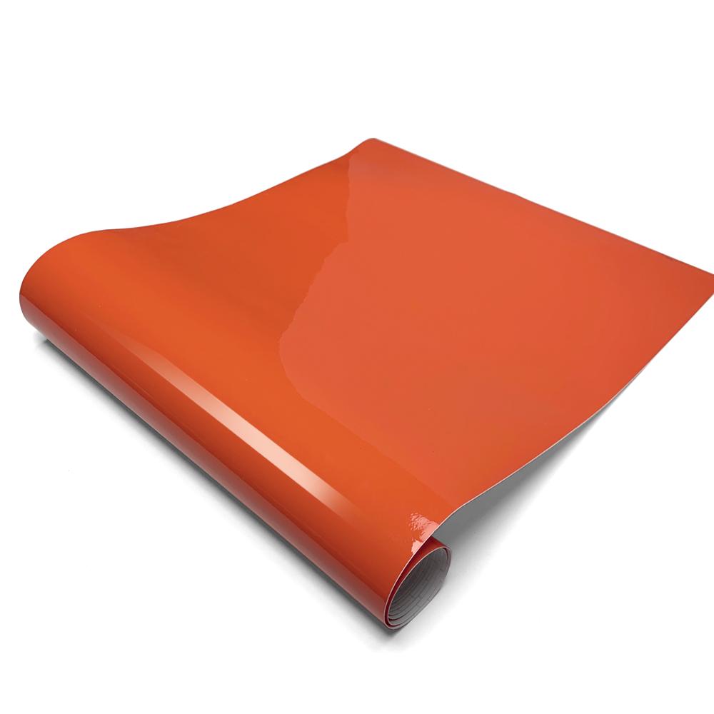

Car Stickers Bright Orange Film Waterproof Self-adhesive Auto Body Modification Decoration Accessorie for Car Scooter Motorcycle 10x150cm помаранчевий
