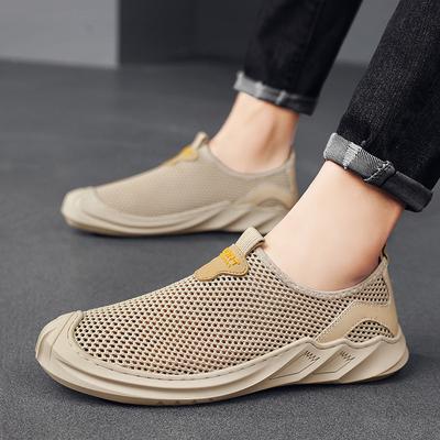 Chaussures en maille Homme Nouveau Style Été Respirant Maille Fine Loisirs Sports Slip-on Paresseux Sauvage Tendance