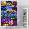 Shower Curtain Waterproof Polyester Fabric Paint Colorful Bath Curtains B-Blox Fruit Pupil Home Bathroom Decor Curtain With Hook