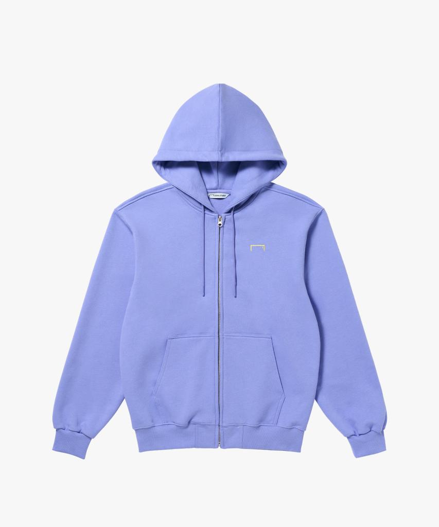 Goalstudio Hattrick Goal Full Zip-Up Hoodie-Vintage Blue