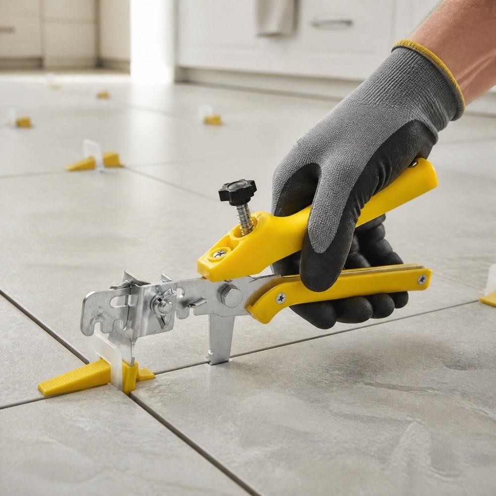 Ergonomic Design Tile Installation Tool PVC Hand Rod Tile Locator System  Ceramic Stone Wall