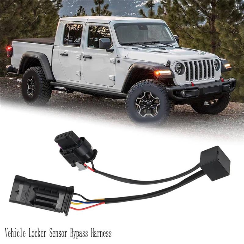 3X Vehicle Locker Sensor Bypass Harness For Jeep Wrangler JL Gladiator JT Z-LKR-OEM