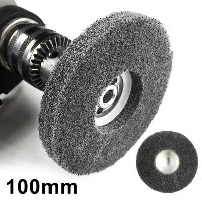 100 mm Nylonfaser-Polierscheibe, Schleifscheibe, Schleifwerkzeug, Winkelschleifer