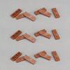 Non-Toxic Moc 10Pcs 63864 Printed Wood Grain Floor Pattern Building Blocks 2431 Matching Compatible Accessories Diy Toys Children Kid Gift