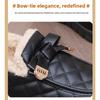 Winter New Thick Soled, Anti Cold and Waterproof Women's Cotton Shoes, Comfortable and Casual, with Thick Velvet and Warm Shoes for Children