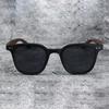 Retro Eyewear Polarized Lenses Vintage Sunglasses UV Glasses Unisex Design Wood Grain Sunglasses For Beachwear Travel