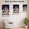 Disney Jasmine Princess Diamond Paint Painting Art Kit Handmade DIY5D Home Decor Gift