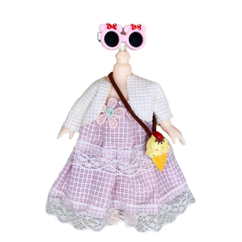 Plush Patch 16cm Doll Clothes Suit Replacement Outfit Cute Clothes Set Cotton Doll