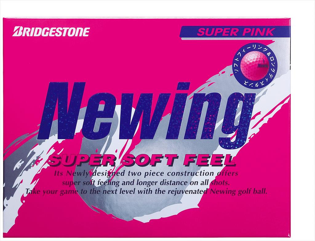 BRIDGESTONE Golf Balls Newing Newing Super Soft Feel Unisex NCPX Super Pink Gradient Soft Core