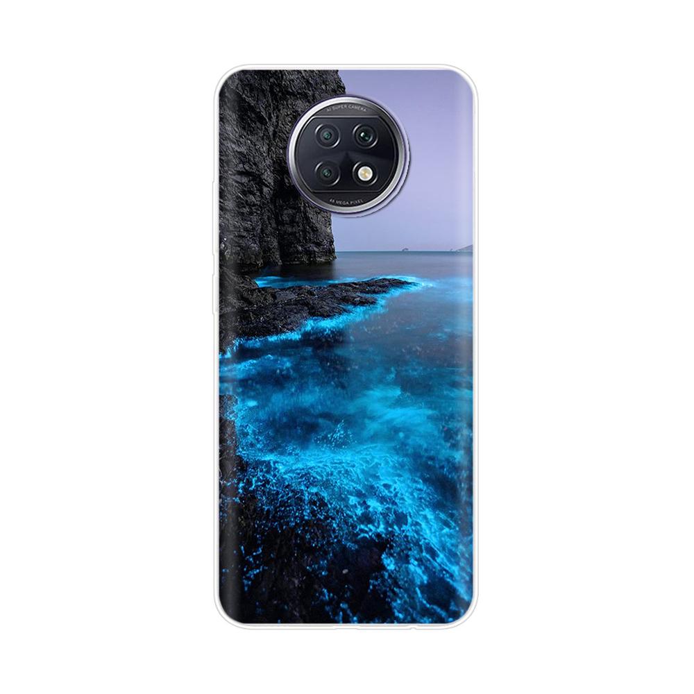 Fashion TPU Phone Case For Xiaomi Redmi Note 9T Soft Silicone Painting Case for Redmi Note 9T 5G Case Note9T 9 T coque flower