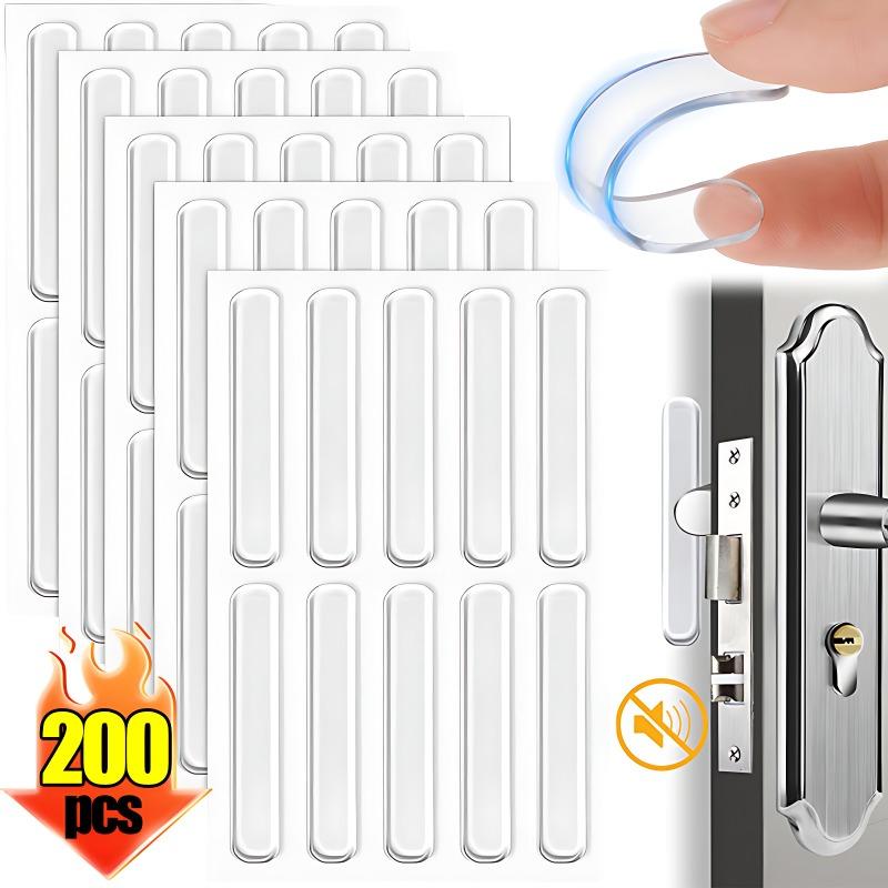 200/4PCS Transparent Self Adhesive Silicone Stopper Pads Scratch Proof Cabinet Refrigerator Bumper Household Safety Protection