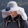 Rechargeable Outdoor Hat Built In Fan Solar Charging Lightweight Breathable Sun Protection For Men Women