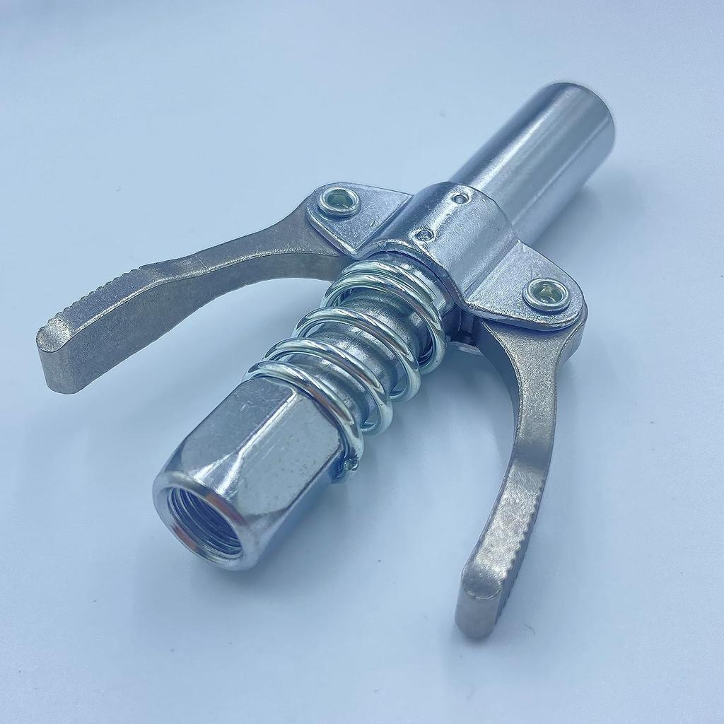 Coupling G Coupler, Double Handle Grease Gun for All Types of Grease Guns, G Grease Gun Mouthpiece, Less Effort, Easy To Attach and Remove