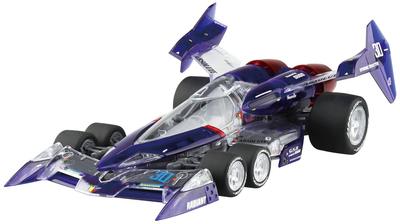 Aoshima Bunka Kyozai Cyber Formula SP Super Asurada 01 Clear Schaal Plastic Model Clear Kleur Versie. 1/24 Kit,