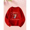 2025 9 22 Merry Christmas 7 Girls Autumn and Winter Fashion Sweatshirt Creative Christmas Elements Casual Long Sleeve