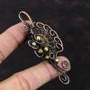 Ammonite Fossil Pendant Copper Wire Wrapped Pendant Handmade Copper Jewelry Top Quality Gemstone Pendant Gift For Her Wire Wrapping Jewelry