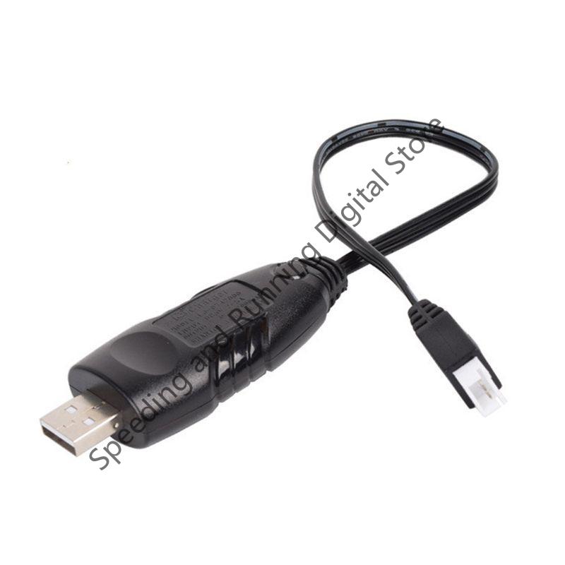 7.4v Charger 2000mA /1000mA/500mA XH-3P 2S Lipo Li-ion Batteries Electric RC Toys Car Drone 7.4V Universal USB Charging Cable