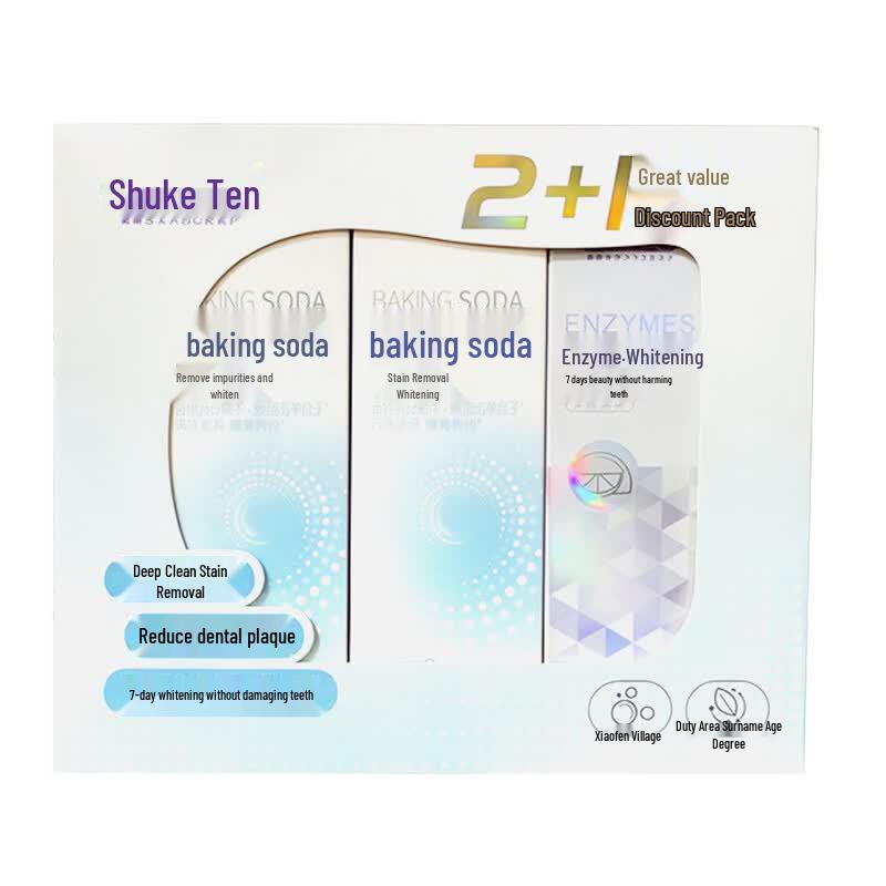 Suke Baking Soda Whitening Toothpaste Value Pack