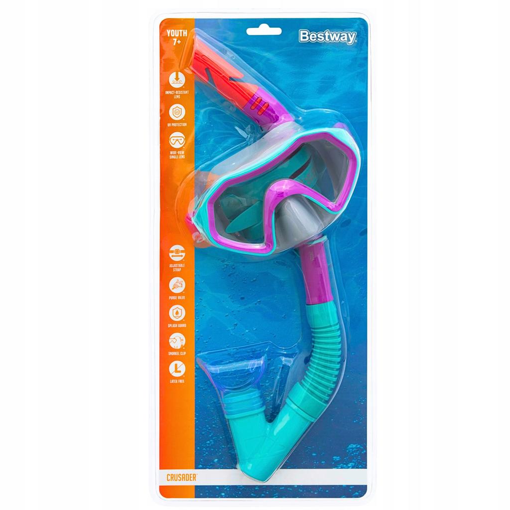 Tauchset: Maske mit Schnorchel, Schnorchel, Schwimmbrille Bestway