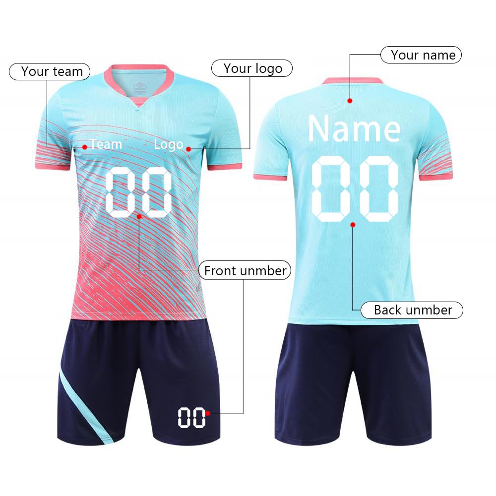 DIY Custom Adult And Children Two-piece Football Uniforms