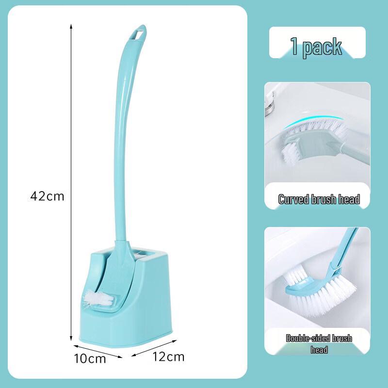 LIEI Wall-Mounted Long-Handle Toilet Brush Set