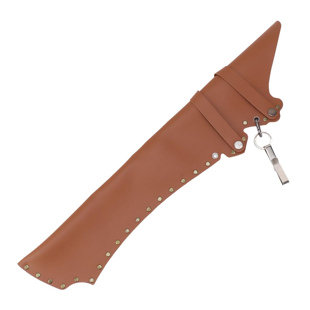 Archery Arrow Quiver PU Leather Vintage Lightweight Arrow Holder Bag with Metal Buckle for Outdoor