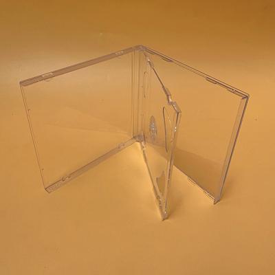 Empty Cd Case Pp Plastic Milky Transparent Cd Case Cd Case Capacity 2 Discs