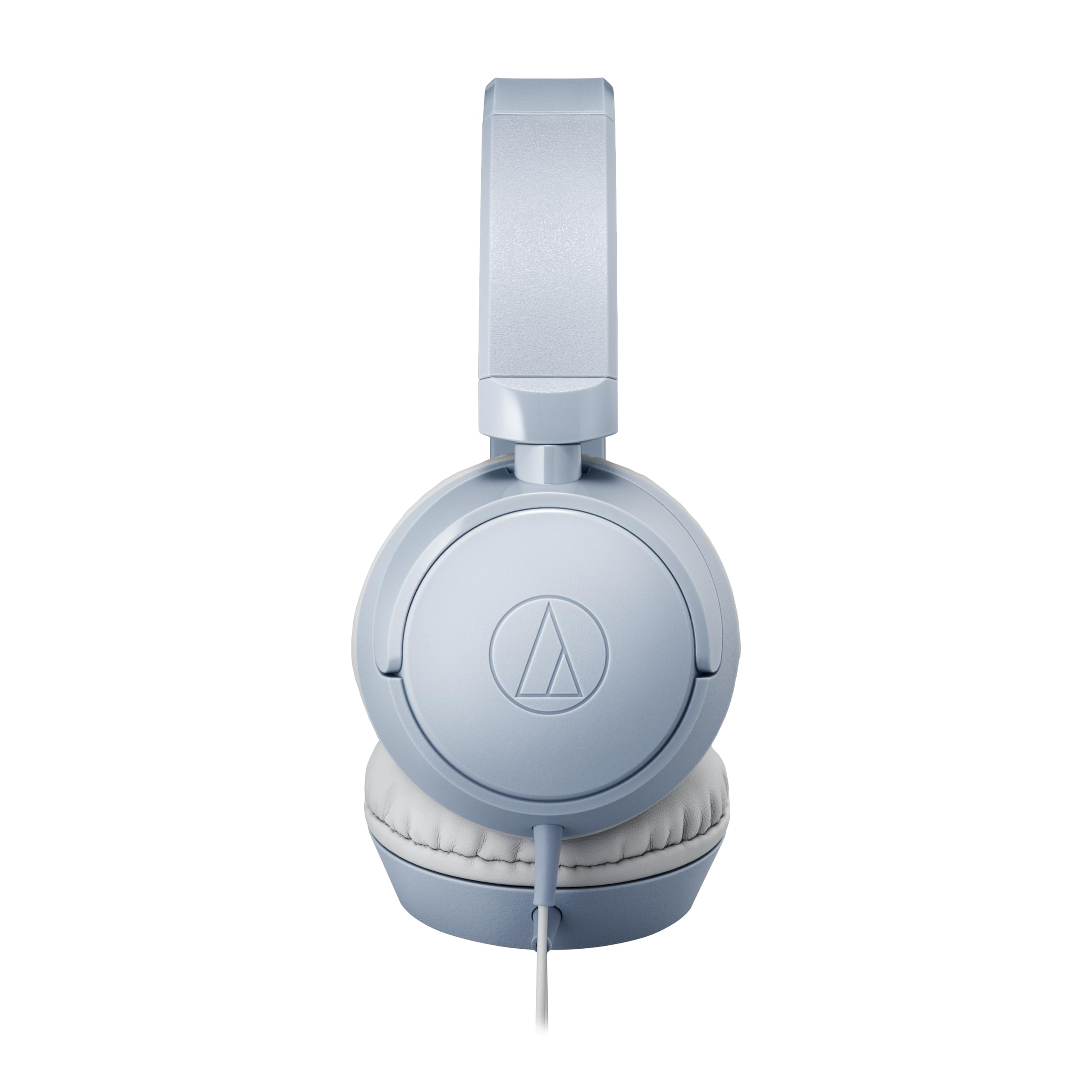 

Audio-Technica ATH-S120C On-Ear Wired Headphones 1.2m USB Type-C Microphone Lightweight Compact Blue Gray for Web Conferences iPhone iPad PC Windows