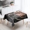 Cake Printed Tablecloth Hotel Restaurant Table Decoration and Ornament Stain Resistant Rectangular  Home