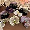 Butterfly Orchid Orchid Hair Clip Ponytail Clip Large Shark Clip Cute Flower Hair Claw  Daily