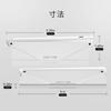EZDIY-FAB New Version RGB RAM Cooling Memory Heatsink with Addressable RGB LED Function (for Desktop Overclocking PCs) - White, 2-Piece Set [PI061]