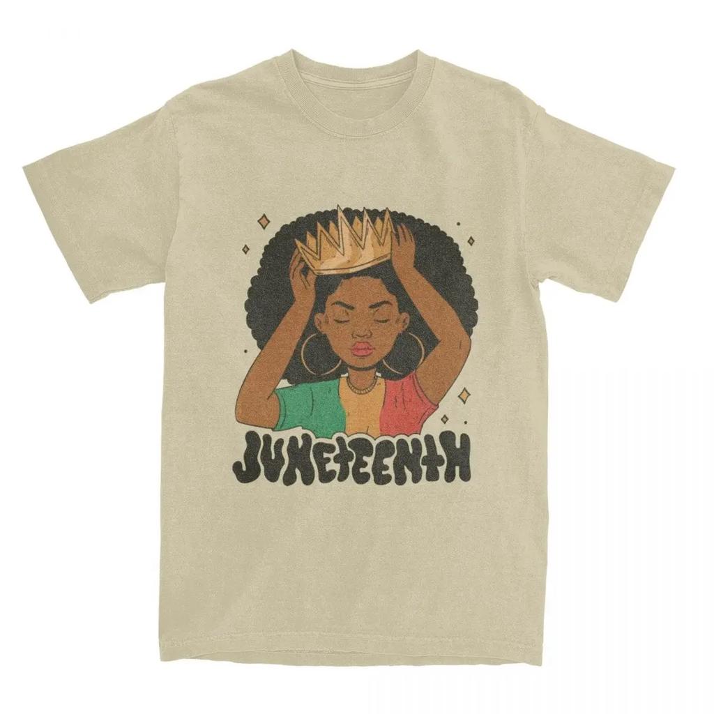 African Juneteenth Colors Men Women T Shirts Black Women Girl Merch Leisure Tees T-Shirt Birthday Gift Clothing