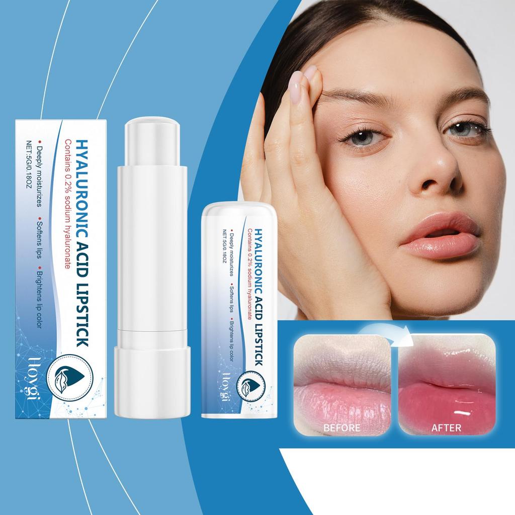 Hyaluronic Lip Balm Lips Skincare Anti Cracking Nourishing Brightening Moisturizing Lip Balm Lipstick Lips Skin Care
