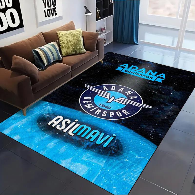 Adana Demirspor Carpet Rug for Living Room Bedroom Home Sofa Decoration,Kids play Non-slip Floor Mat