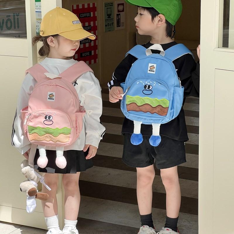 School Bag Fashion Trend High Value Bag Girl Cute Foreign Style Small School Bag Boy Casual Backpack