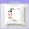Luxurious 26 Letter Polyester Pillow Case For Sofa Car And Home Decor