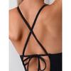 Modischer Badeanzug mit Ausschnitt für Damen 1-teiliger Badeanzug Damen Push-Up Badeanzug Cutout Bademode Strandbekleidung