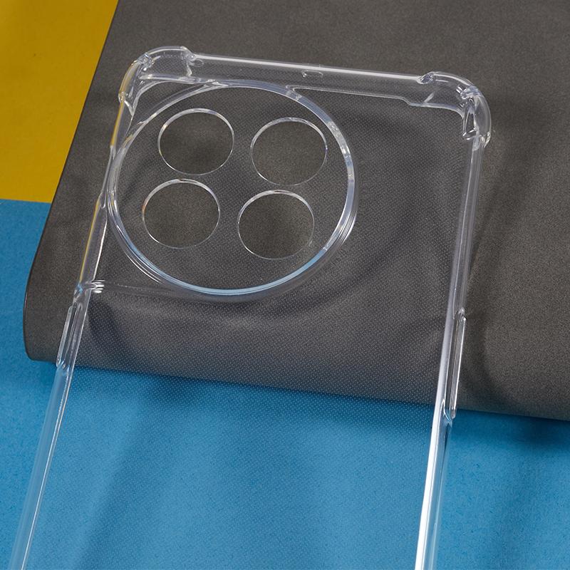 For OnePlus 11 5G Soft TPU Clear Phone Case 4 Thicken Corners Shockproof Back Cover