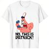 Unisex Unisexs T Shirt Bikini Bottom Gym Patrick TShirts Harajuku Summer Tee Shirt Streetwear Casual Pure Cotton Tops Gift Idea