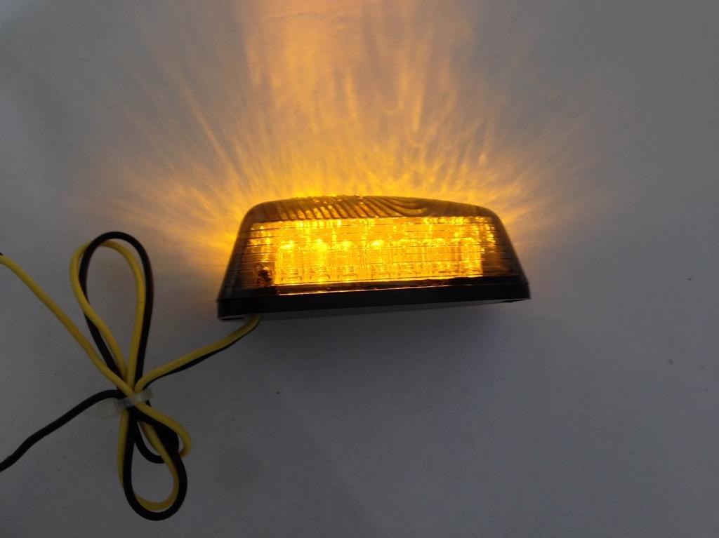 Set of 4 Custom Cowl Turn Signals Type LED Smoke Turn Signals Universal 225 (nakira) Stick-on