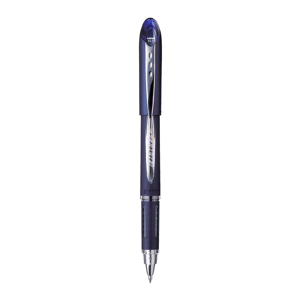 UNI-BALL Jetstream SX217 1.0mm Roller Ball Pen, Blue Ink, Pack of 3, Smooth Quick-Dry Writing for Office, School & Home
