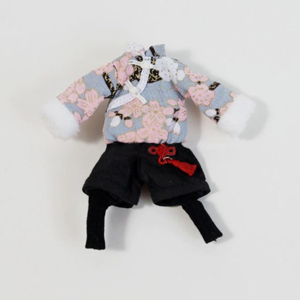 

DIY Doll Accessories Chinese Style Girls Clothes Suits for 1/11 OB11 Dolls For 1/12 BJD Dolls 5
