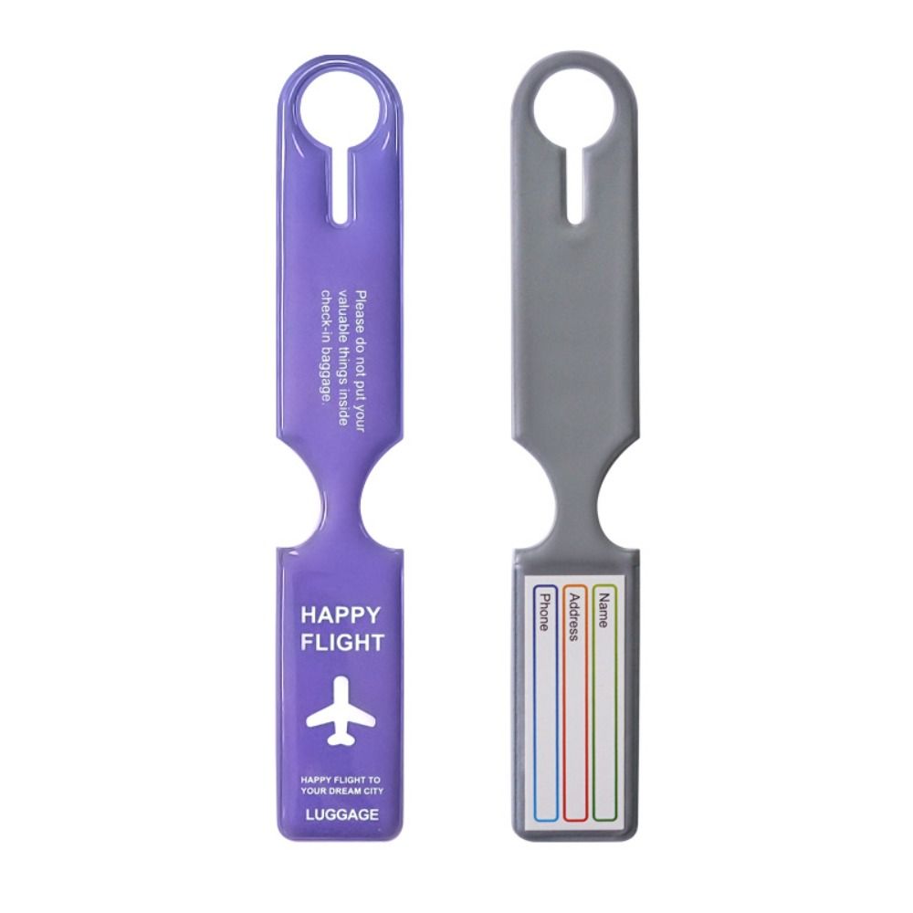 Address Label PVC Luggage Tag Boarding Pass Boarding Pass Tag Airplane Suitcase Tag  Holiday
